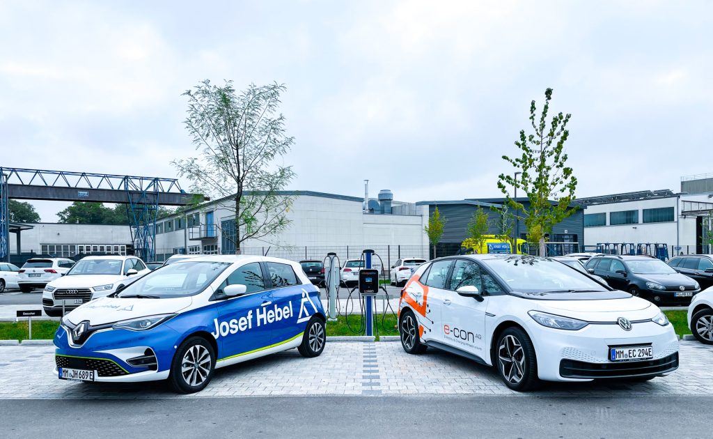 E-Mobilität: Josef Hebel setzt auch auf Nachhaltigkeit für seine Dienstfahrzeuge