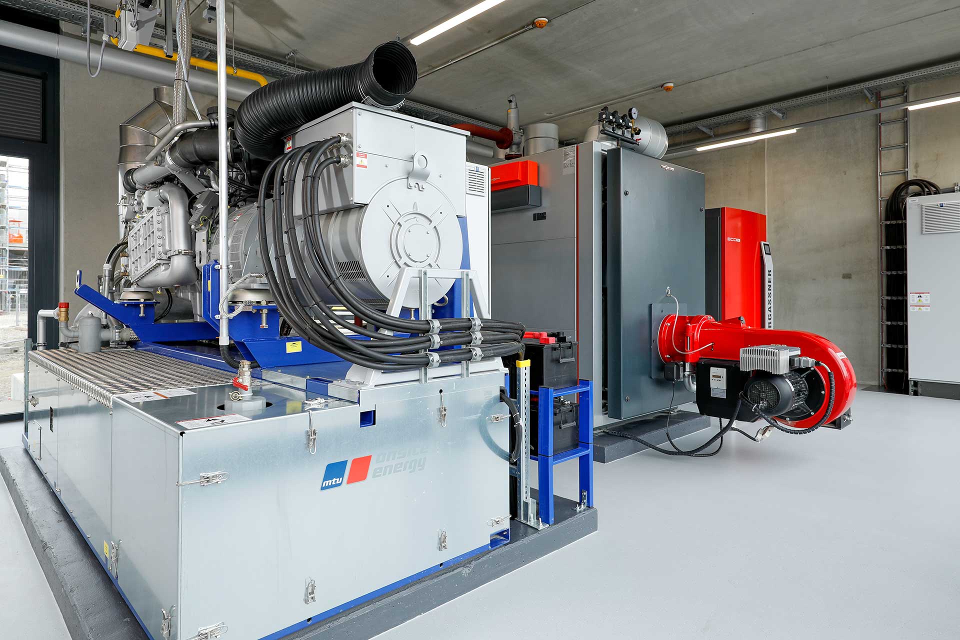Energiezentrale in der Green Factory