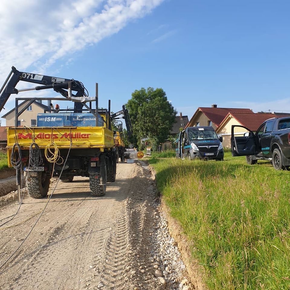 Verlegung Nahwärmenetz Dickenreishausen