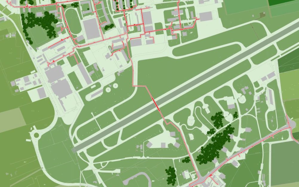 Gesamtplan Fernwärme Allgäu Airport