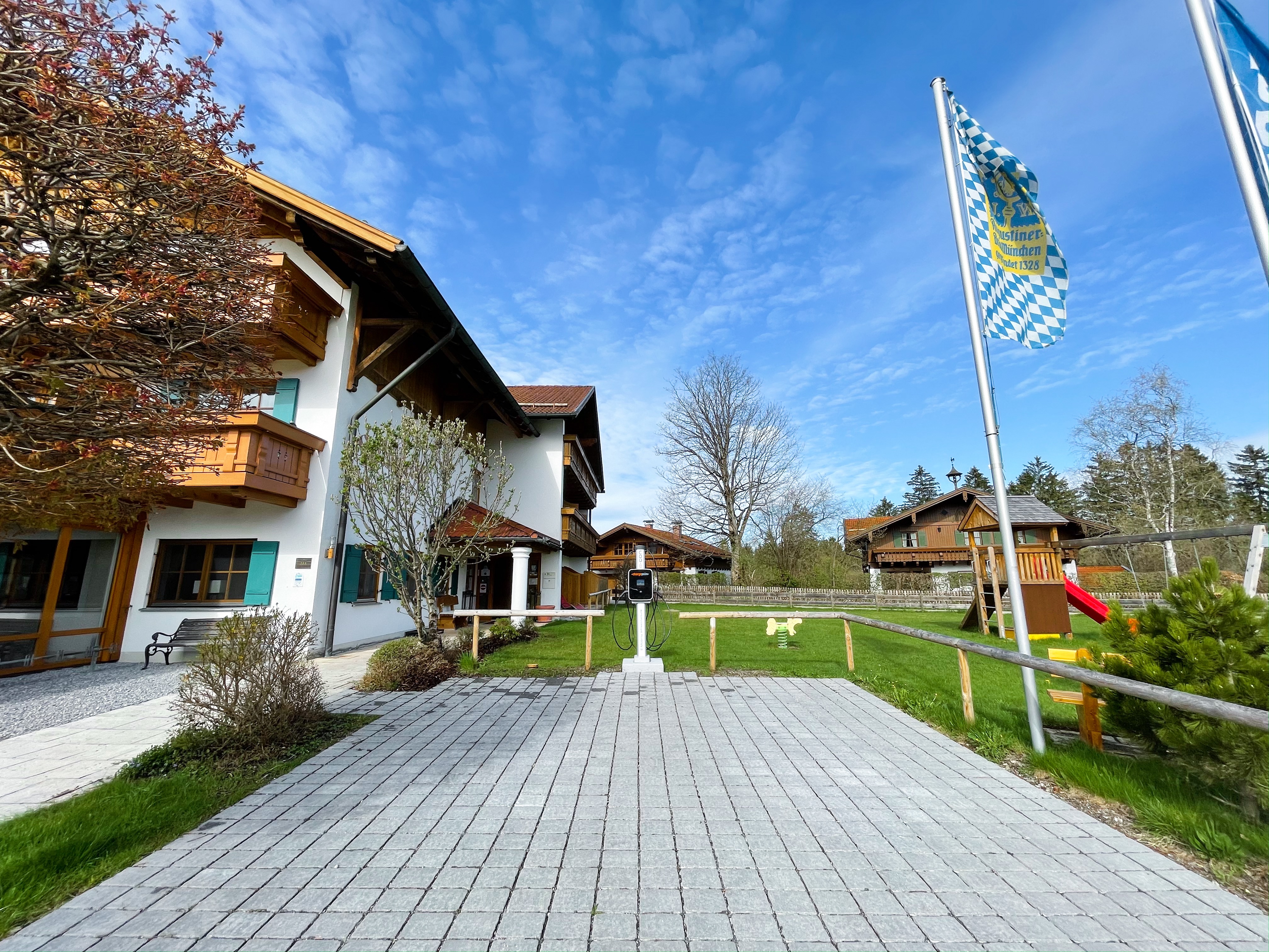 Ladestation für E-Autos am Helmerhof in Schwangau